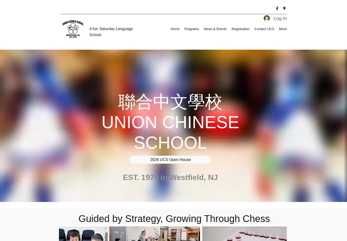 Screenshot of unionchineseschool.org