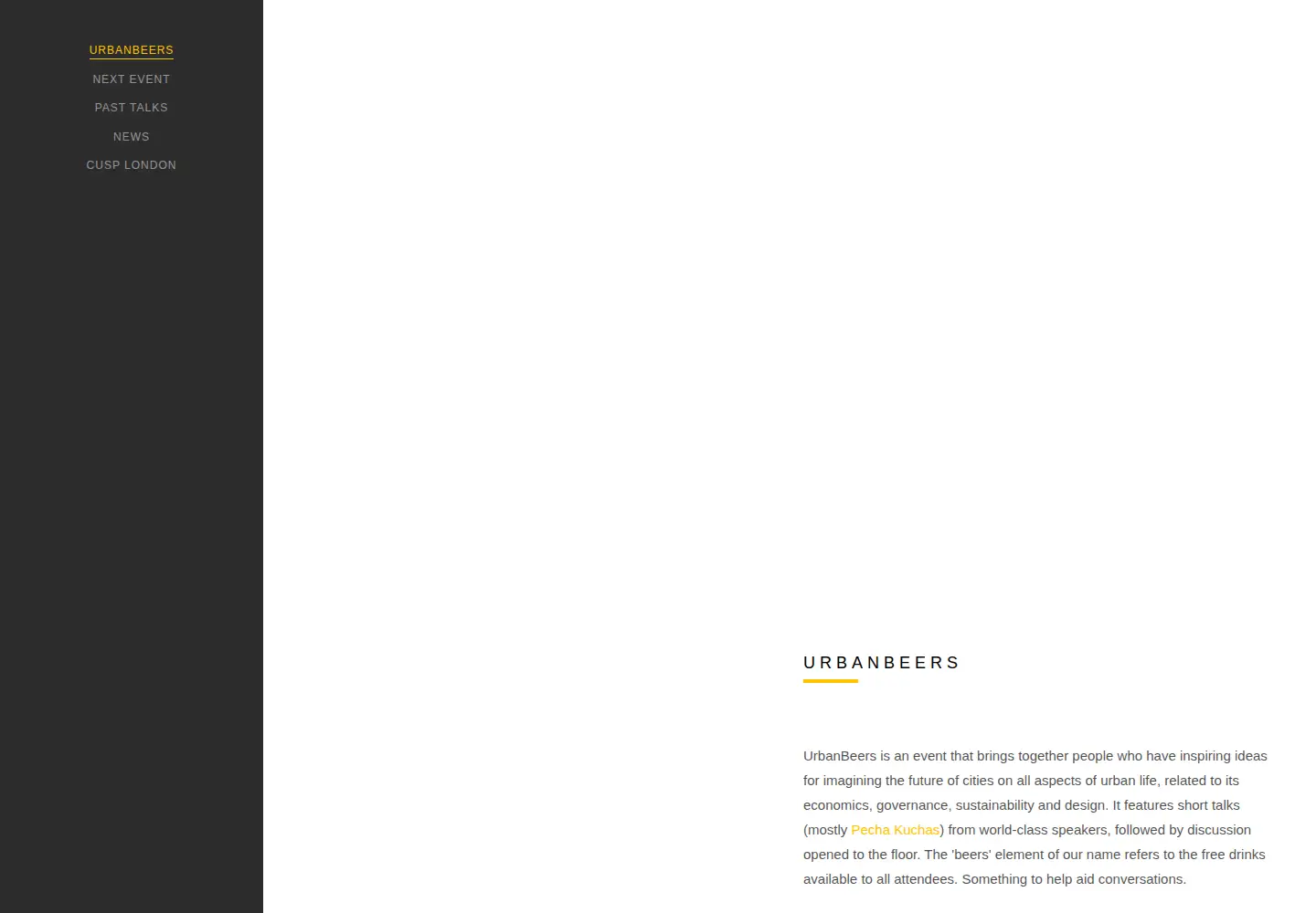 Screenshot of urbanbeers.org