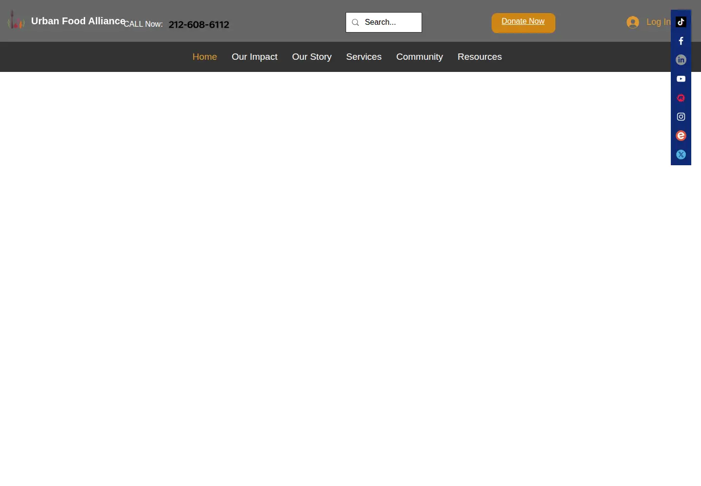 Screenshot of urbanfoodalliance.org