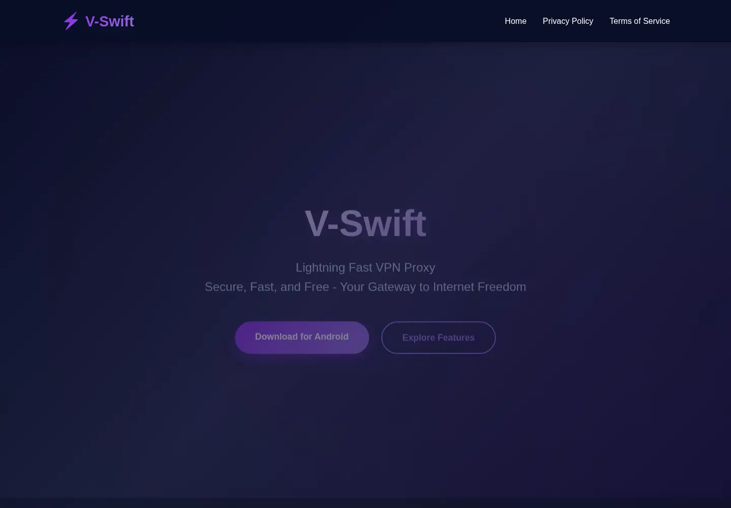 Captured homepage of v-swift.org in the current scan