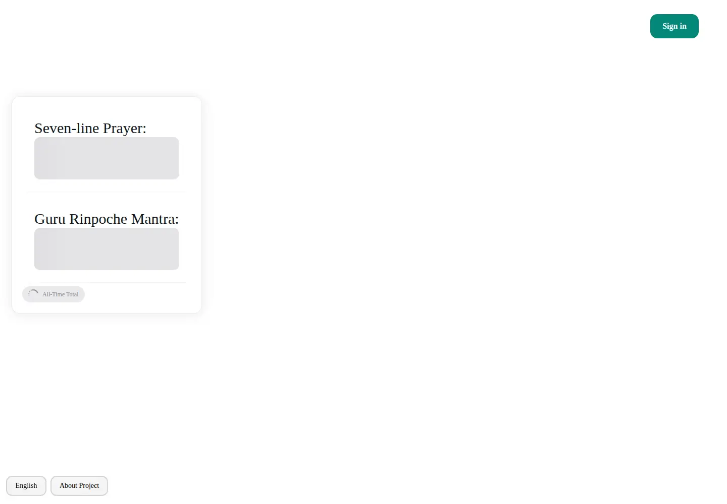 Screenshot of vajraguru.org