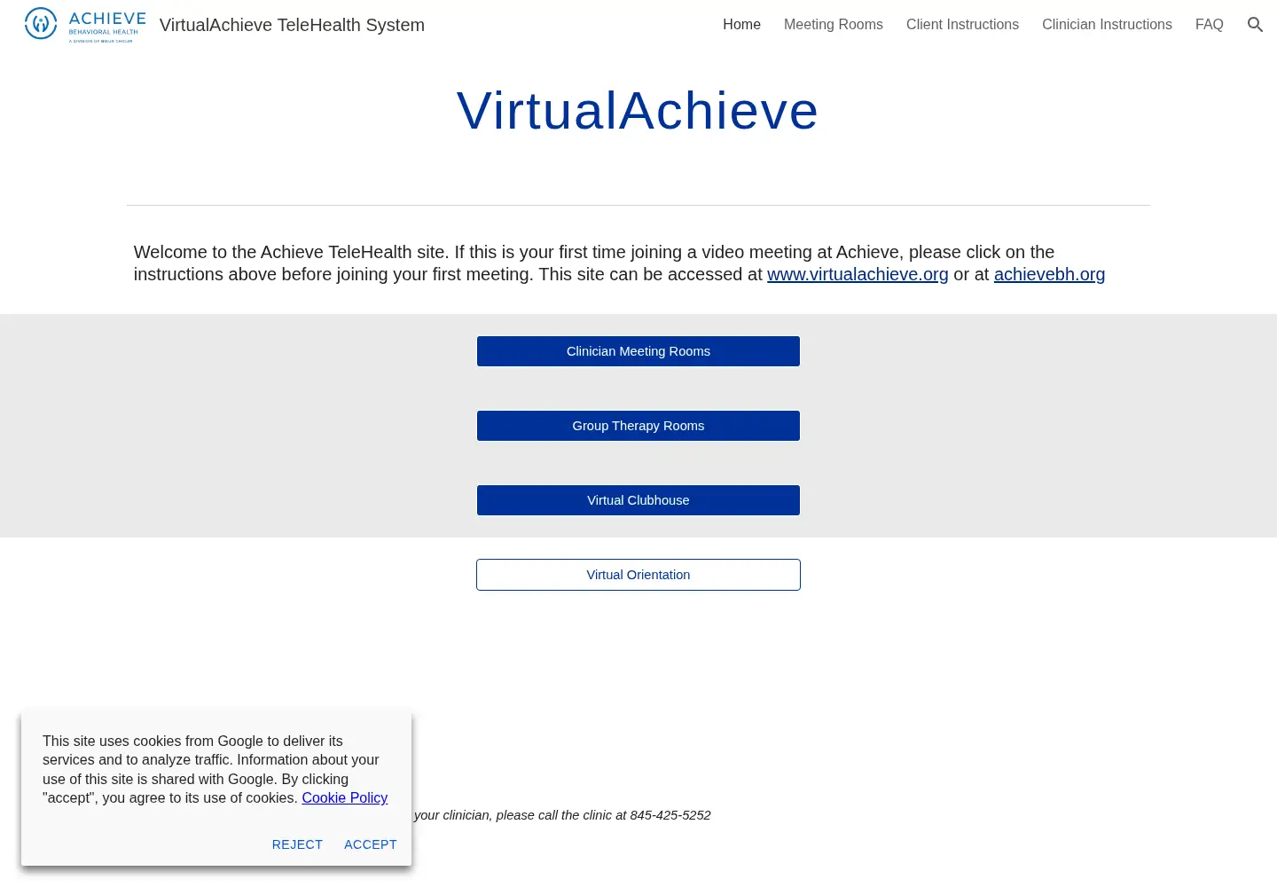 Screenshot of virtualachieve.org