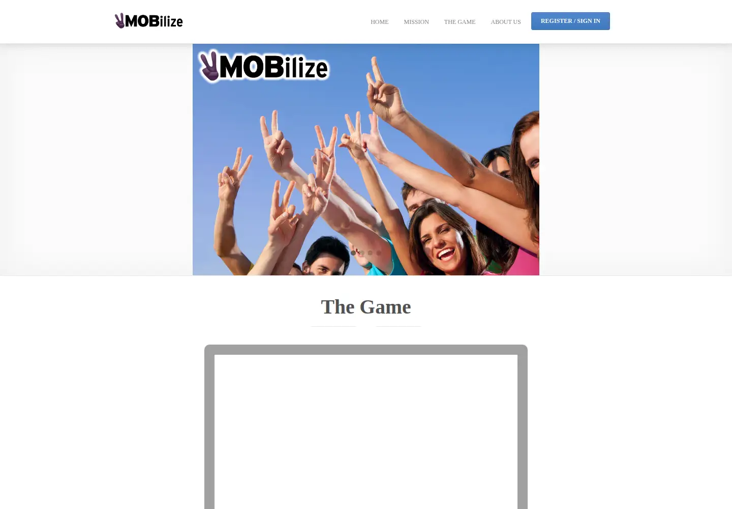 Screenshot of vmobilize.org