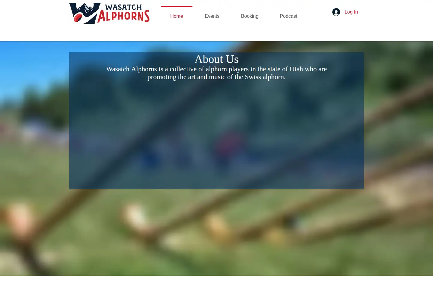 Screenshot of wasatchalphorns.org