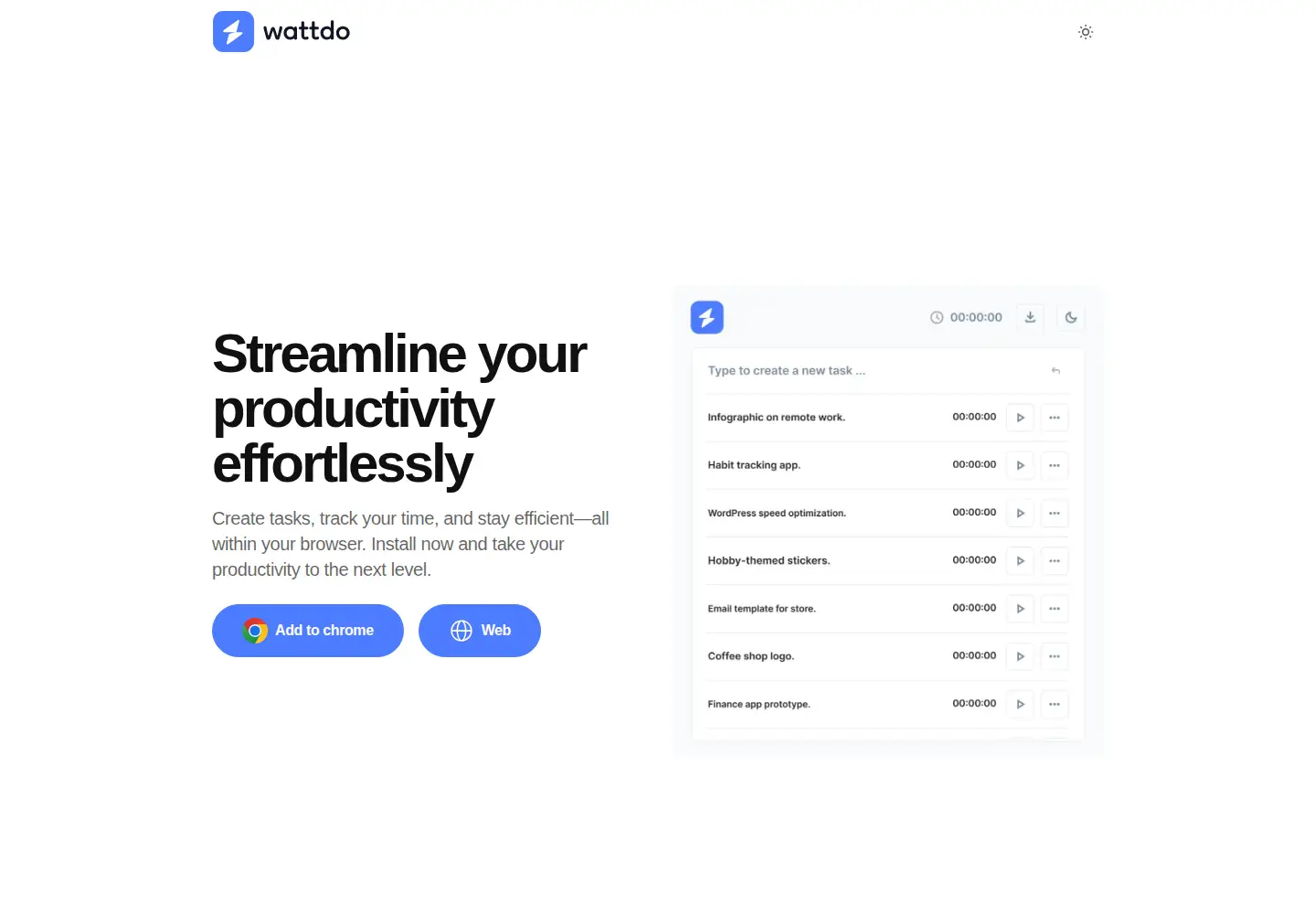 Screenshot of wattdo.org