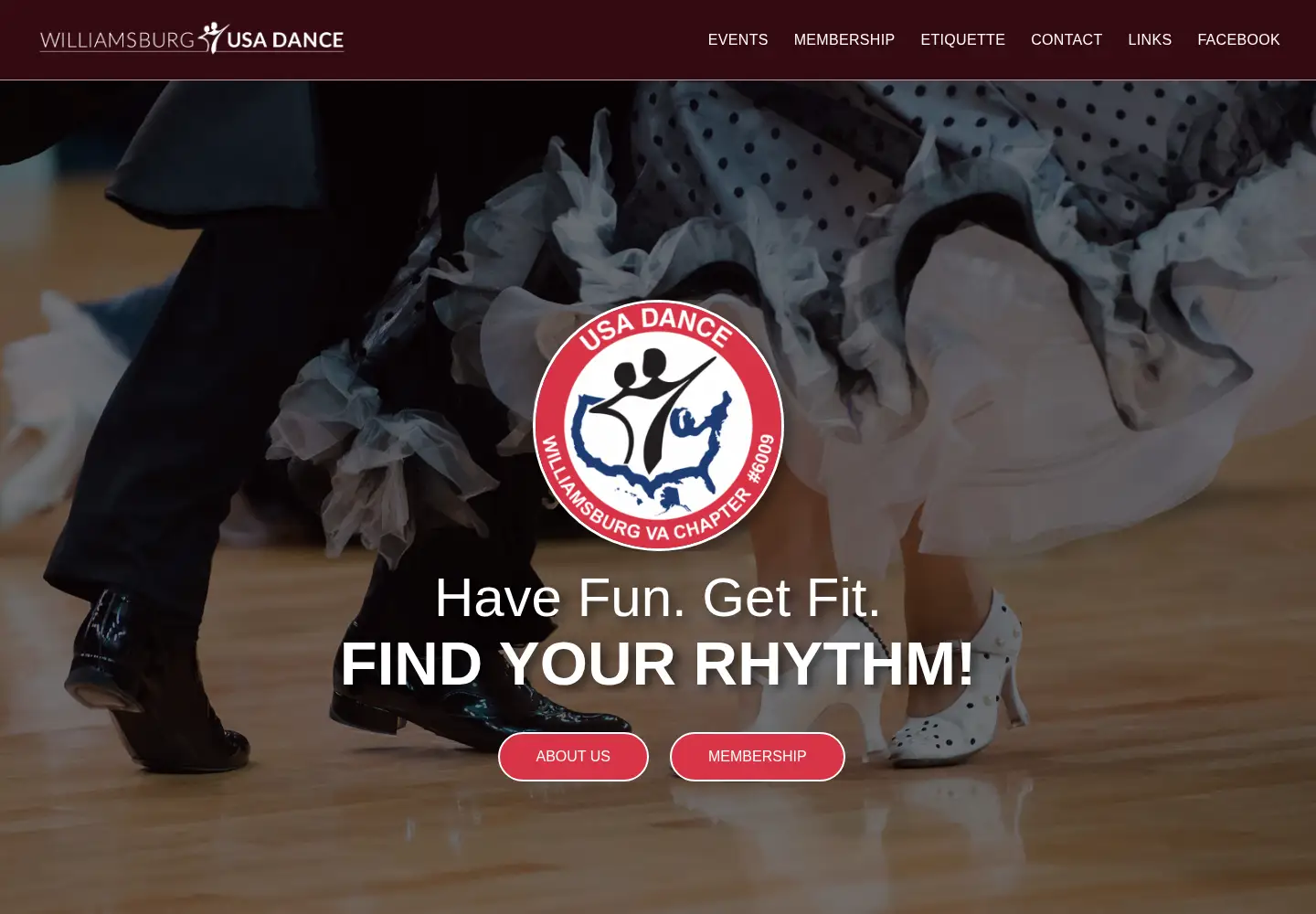 Screenshot of williamsburgusadance.org