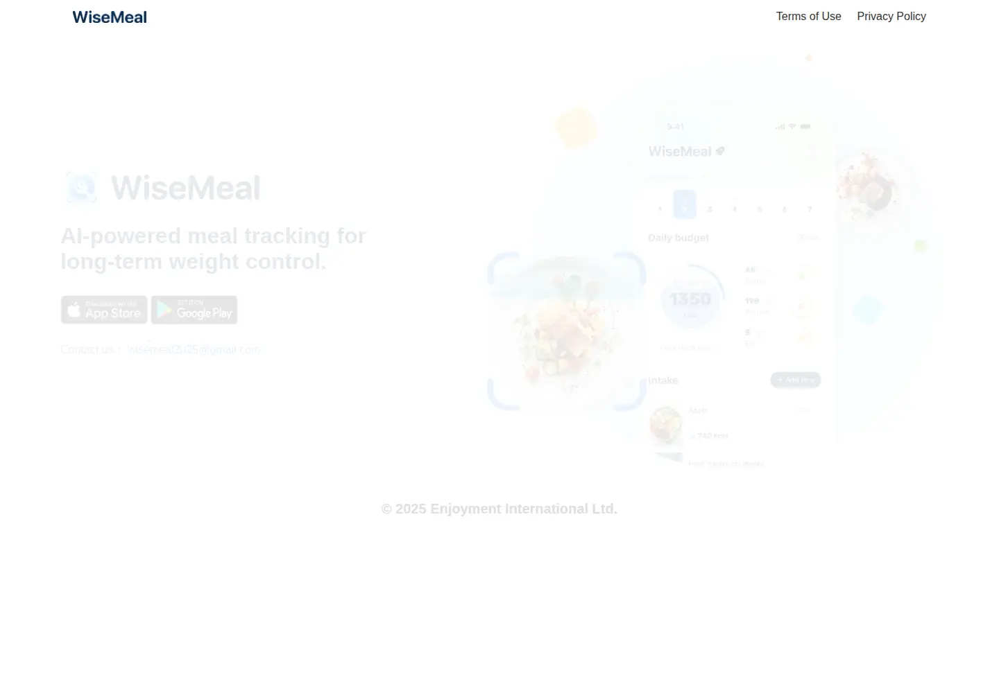 Screenshot of wisemeal.org