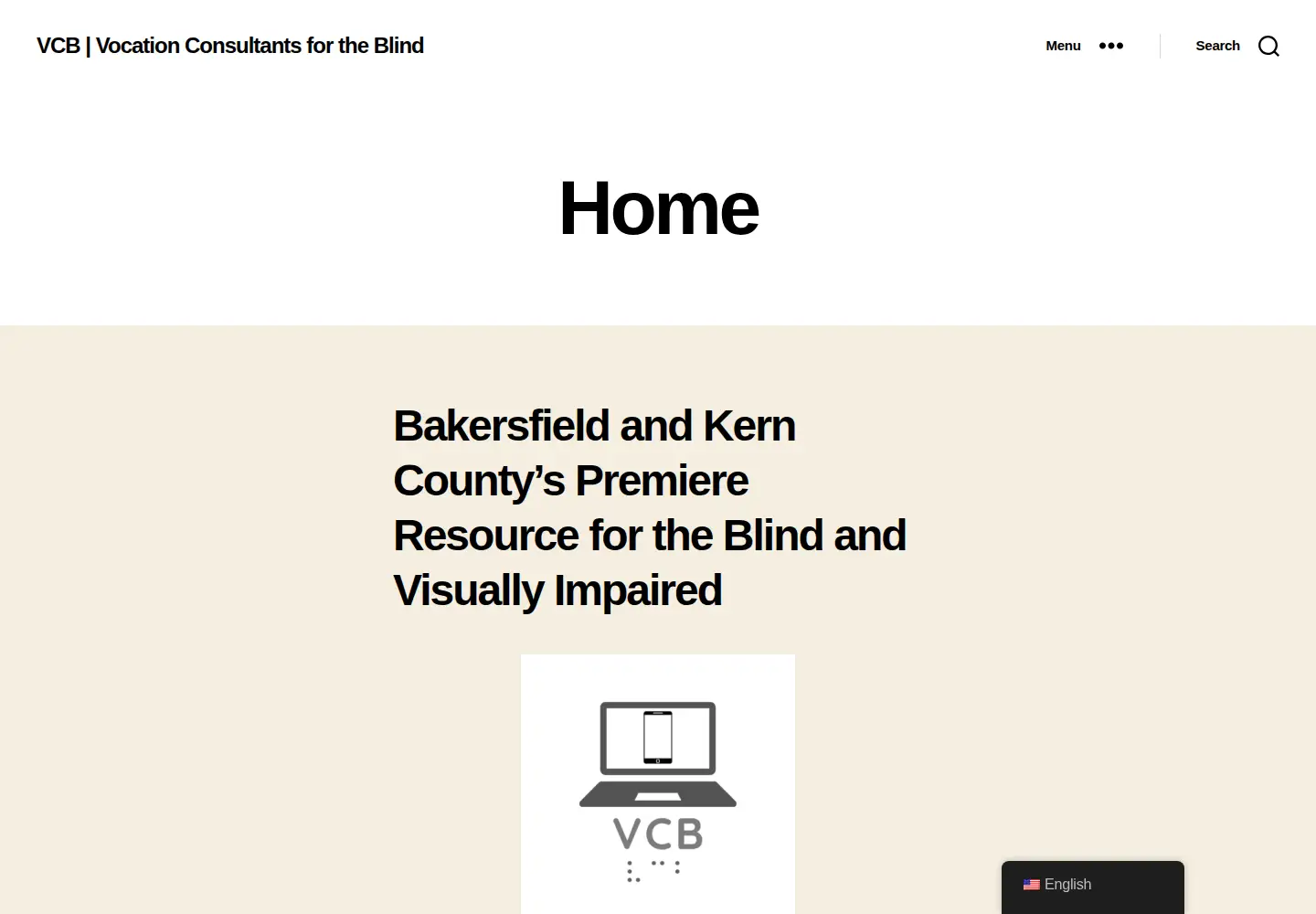 Captured homepage of yourvcb.org in the current scan