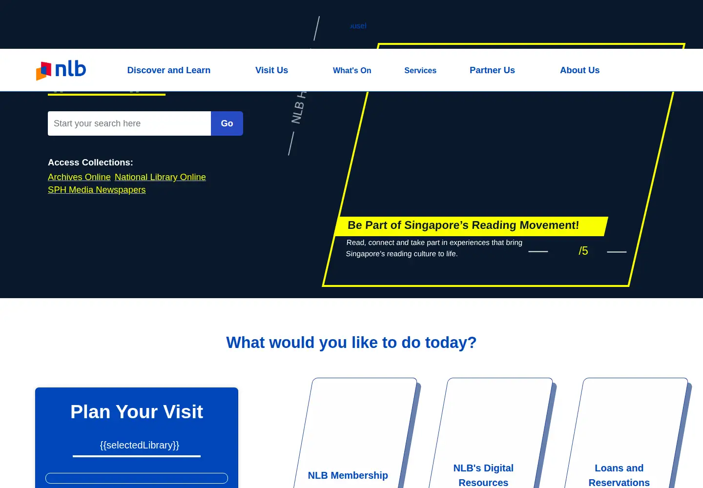 Screenshot of nlb.gov.sg