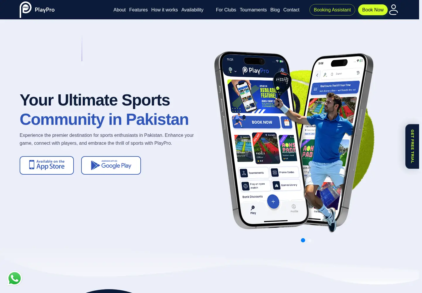Screenshot of playpro.pk