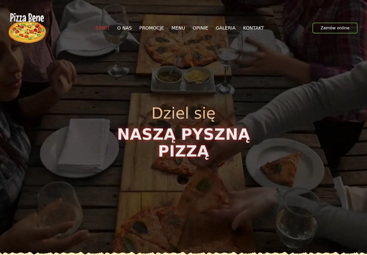 Screenshot of benepizza.pl