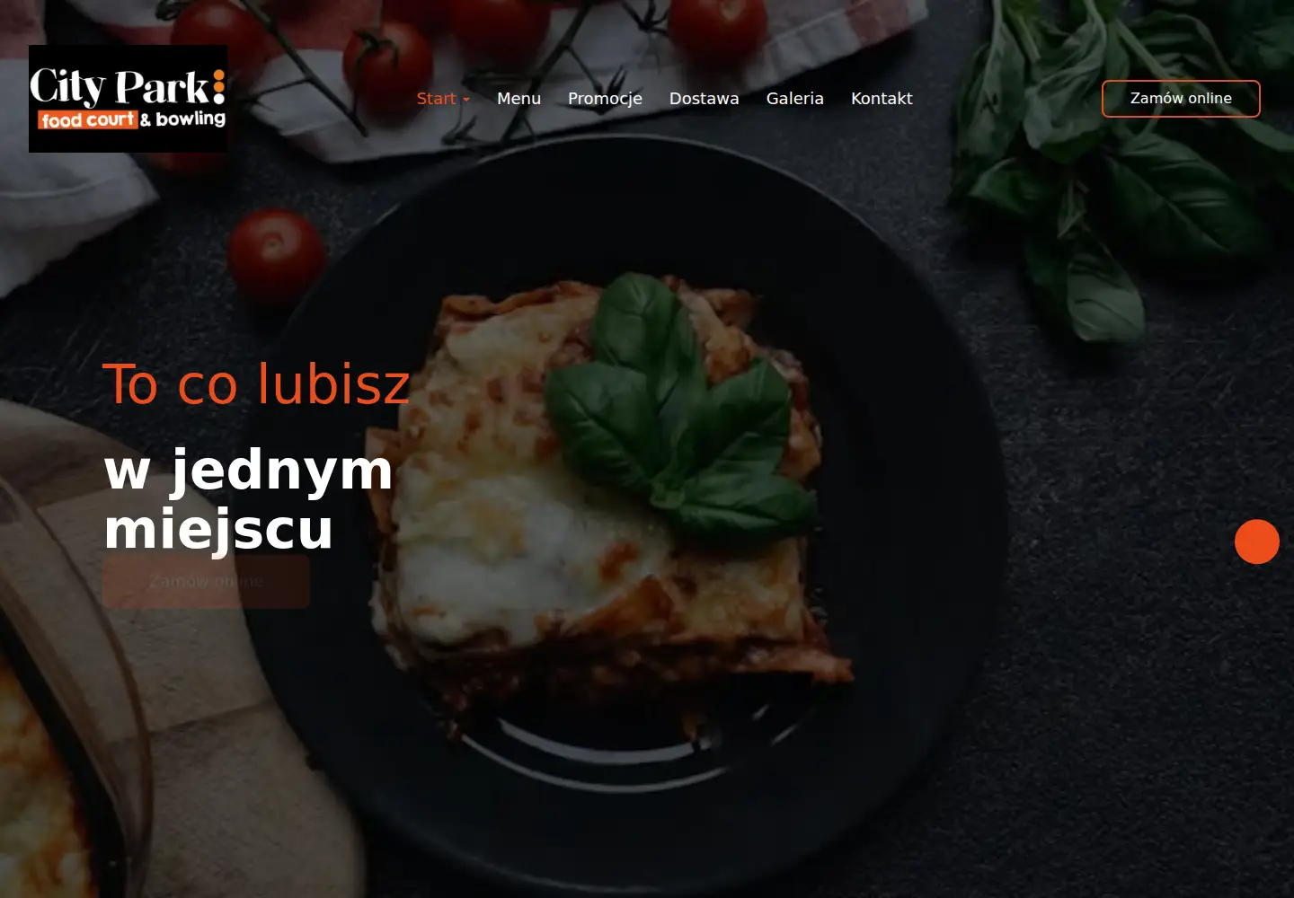 Captured homepage of cityparkfoodcourt.pl in the current scan