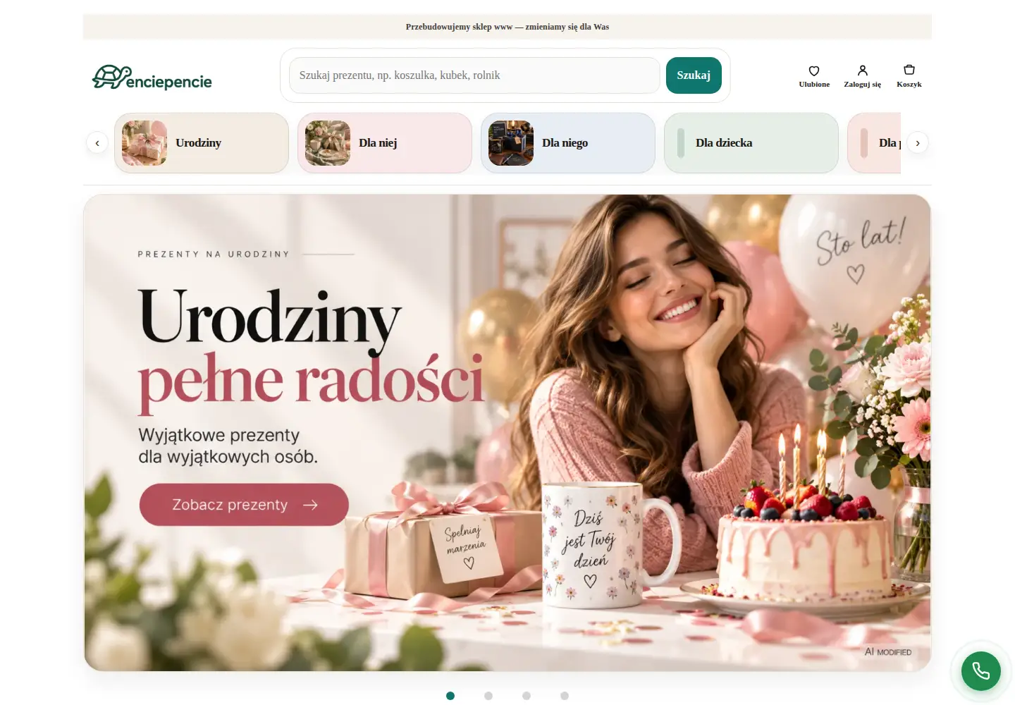 Screenshot of enciepencie.pl