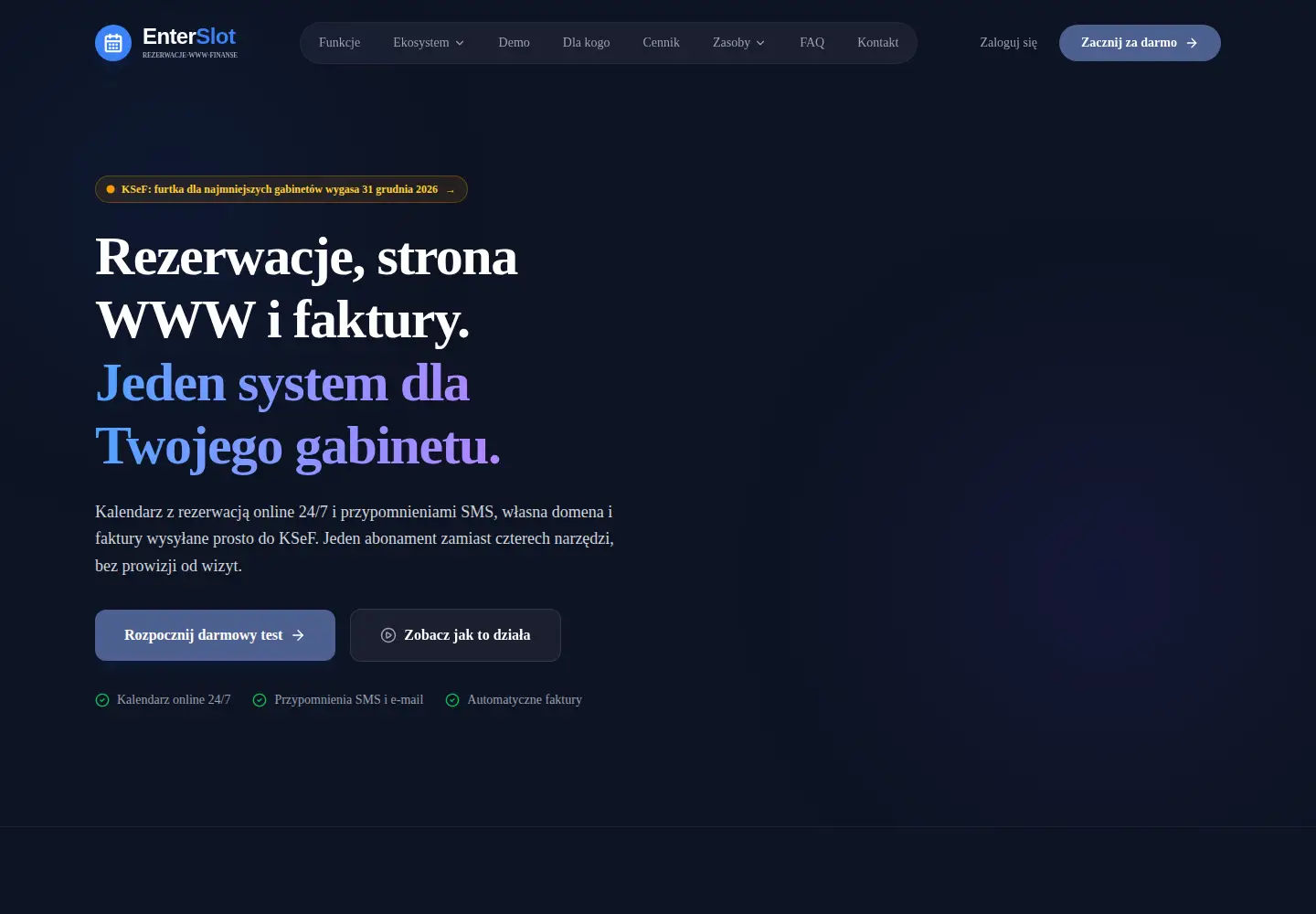 Screenshot of enterslot.pl