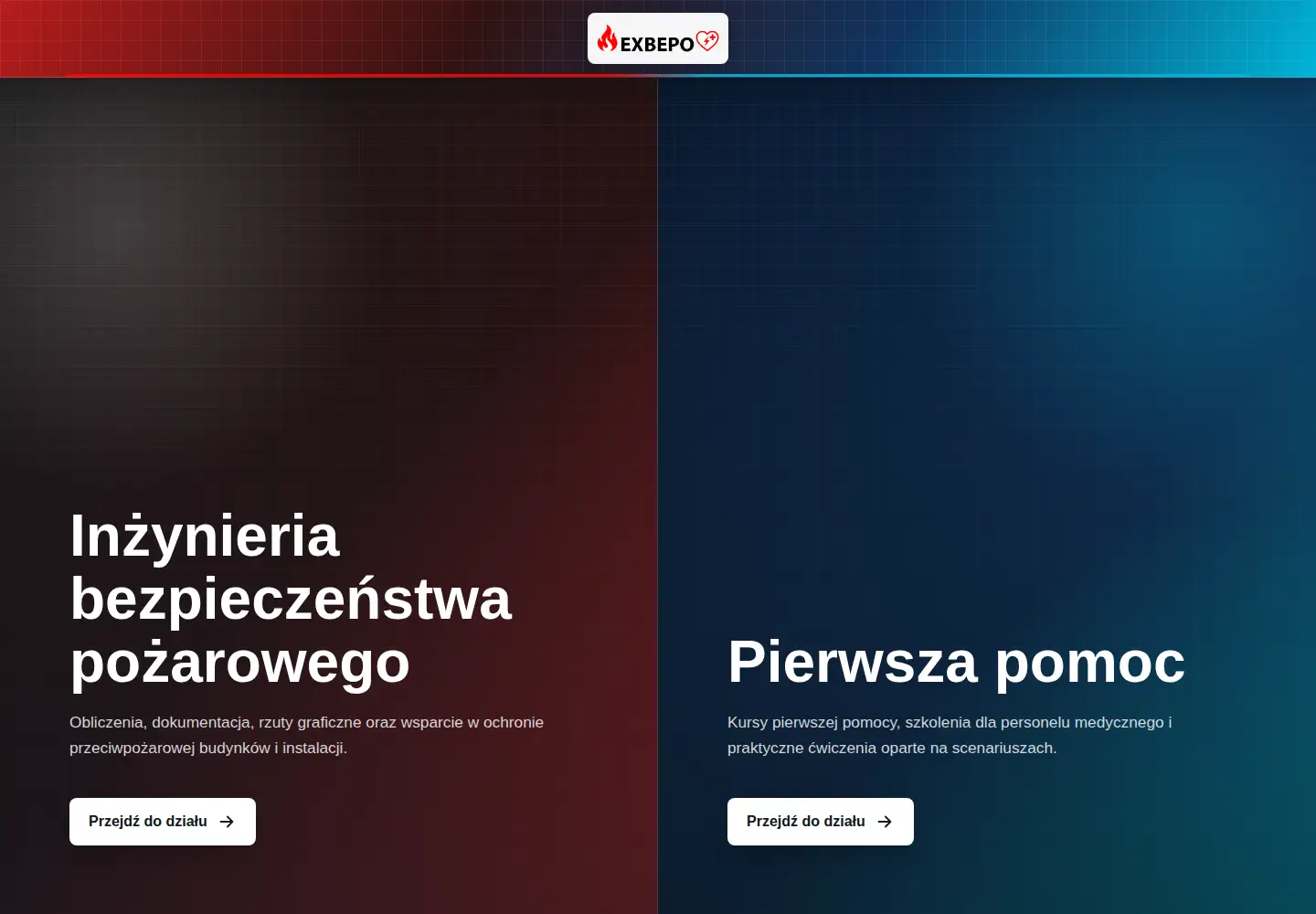 Captured homepage of exbepo.pl in the current scan