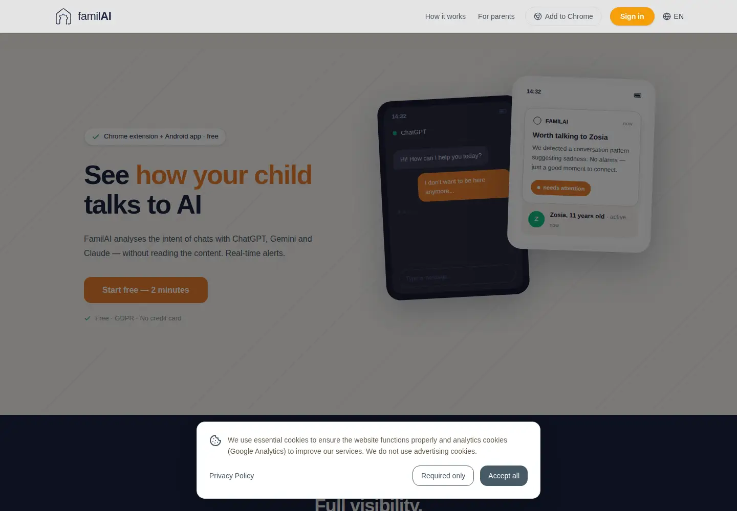 Screenshot of familai.pl