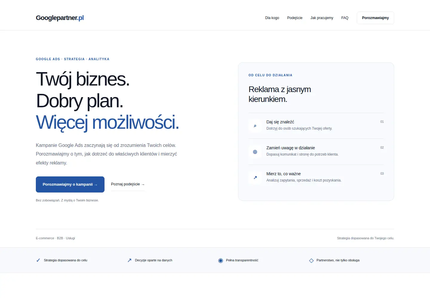 Screenshot of googlepartner.pl