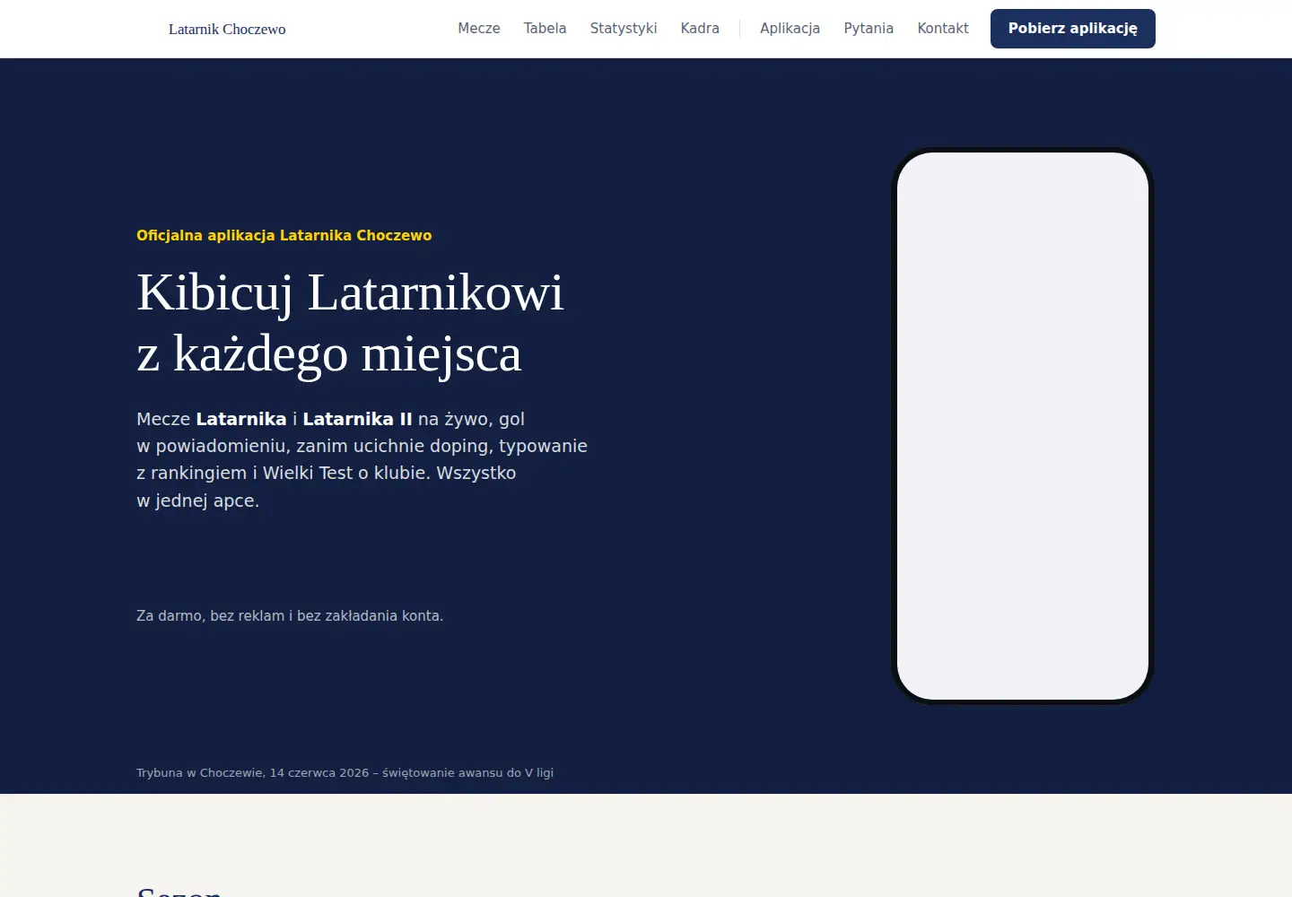 Screenshot of latarnikchoczewo.pl