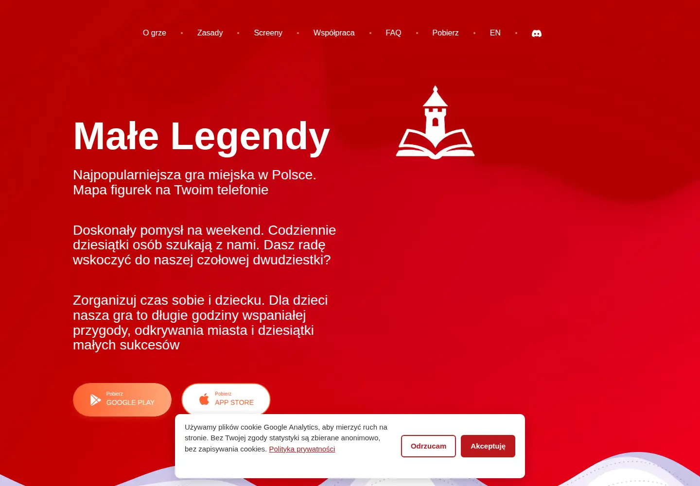Screenshot of malelegendy.pl