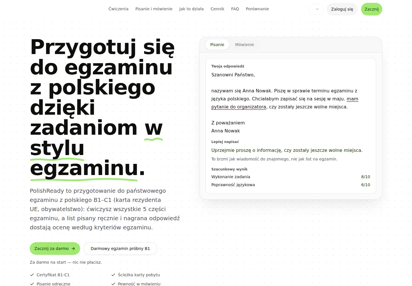 Screenshot of polishready.pl