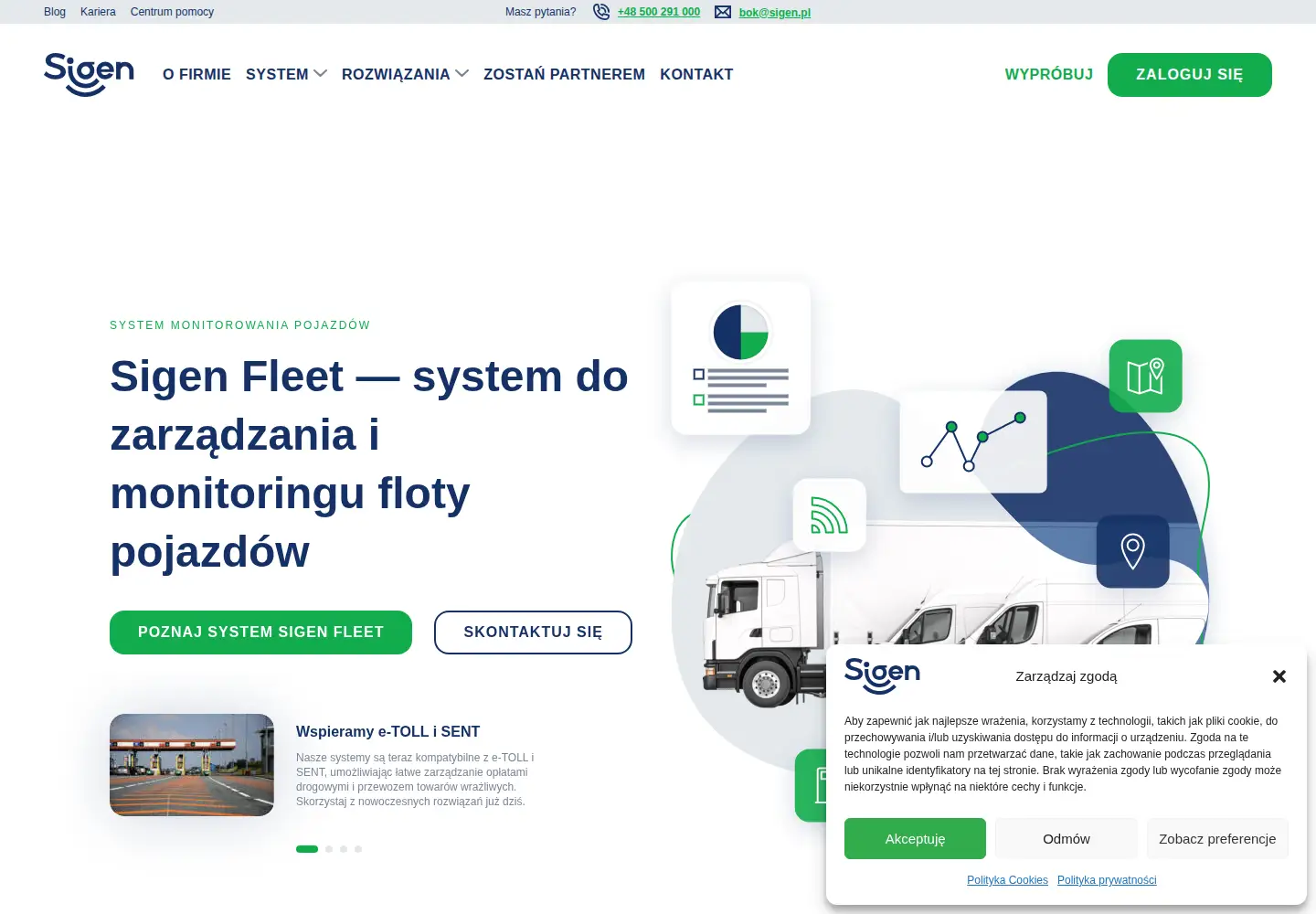 Screenshot of sigen.pl