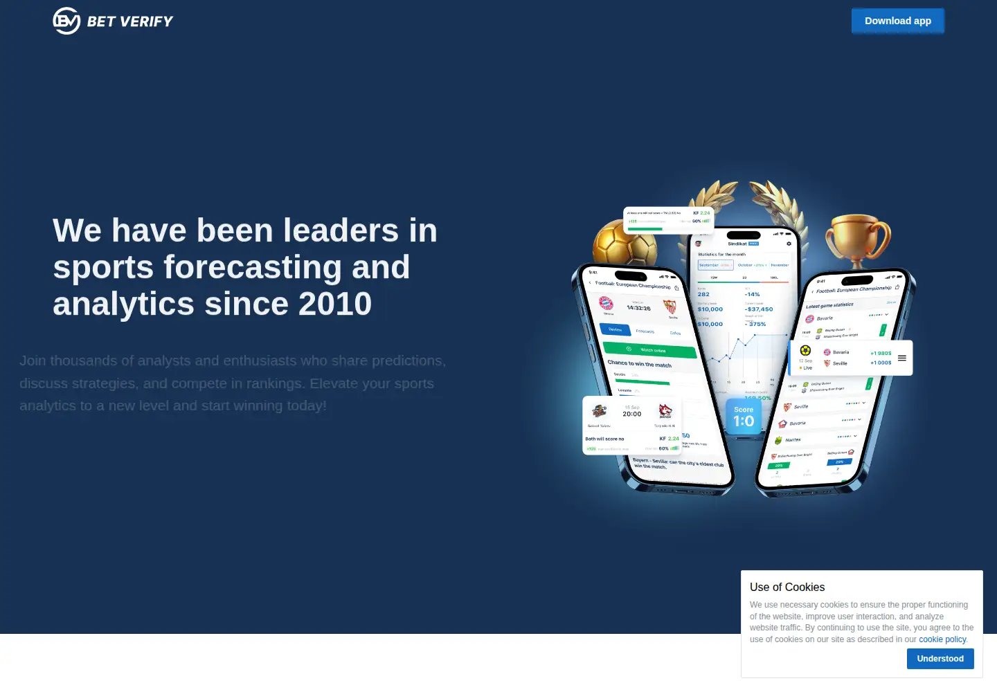 Captured homepage of betverify.pro in the current scan