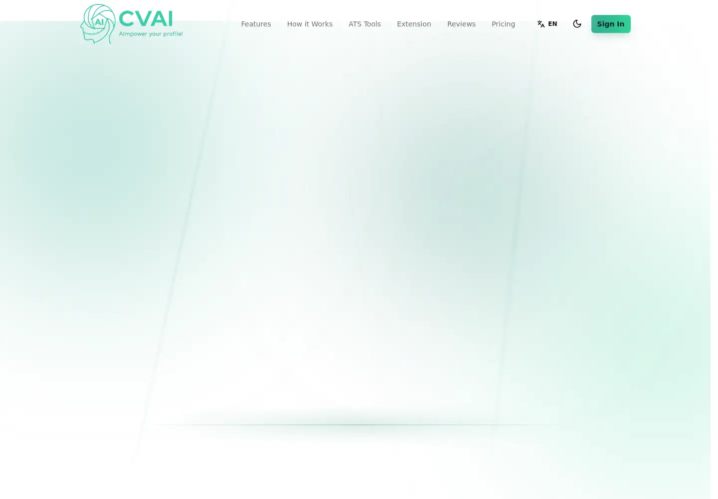 Screenshot of cvai.pro