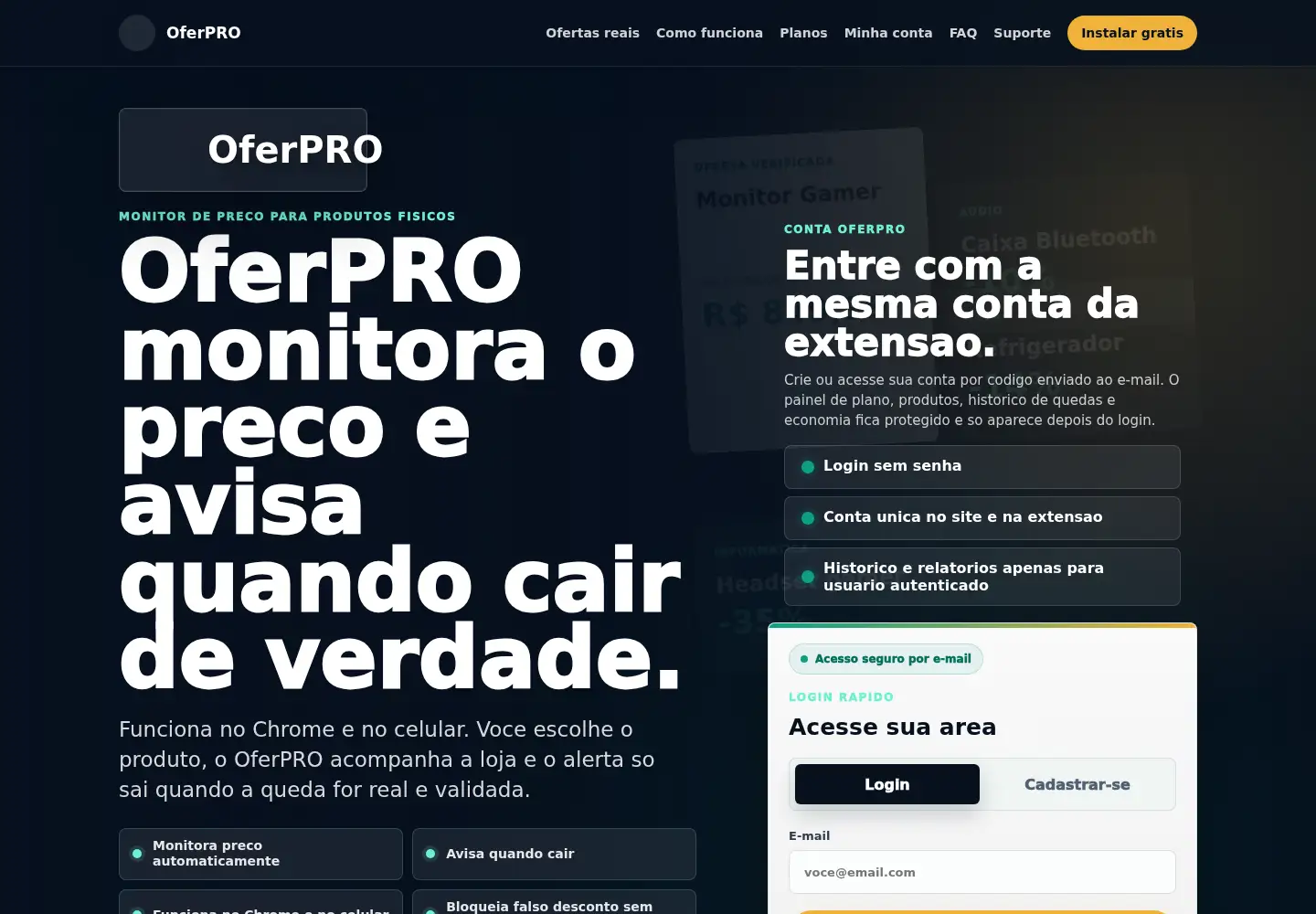 Screenshot of oferpro.pro