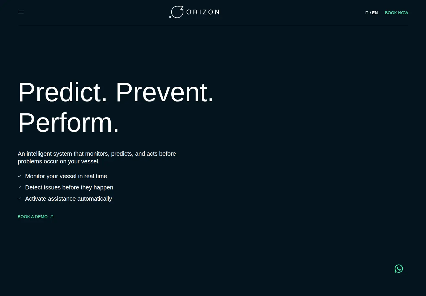 Screenshot of orizon.pro