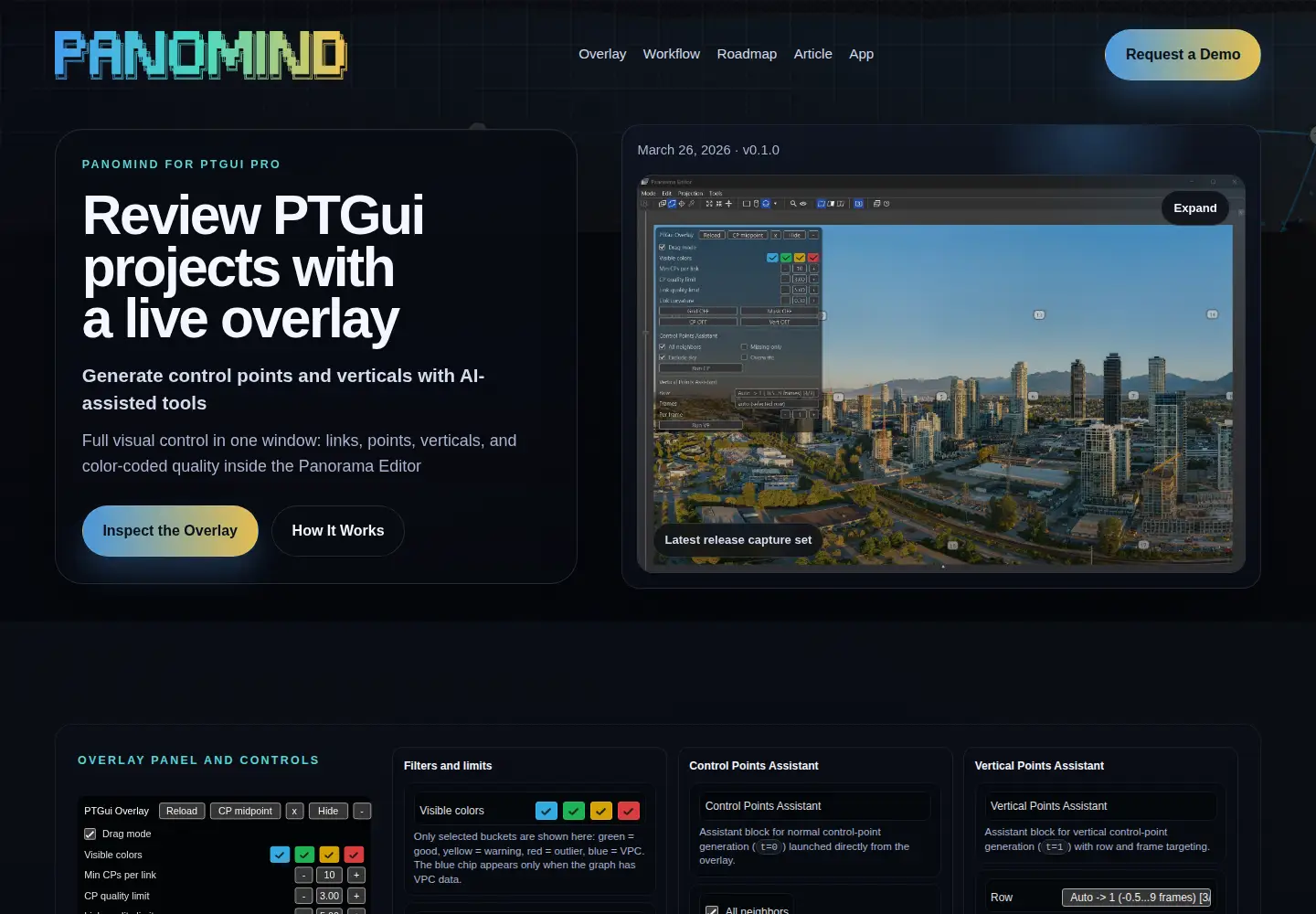 Screenshot of panomind.pro