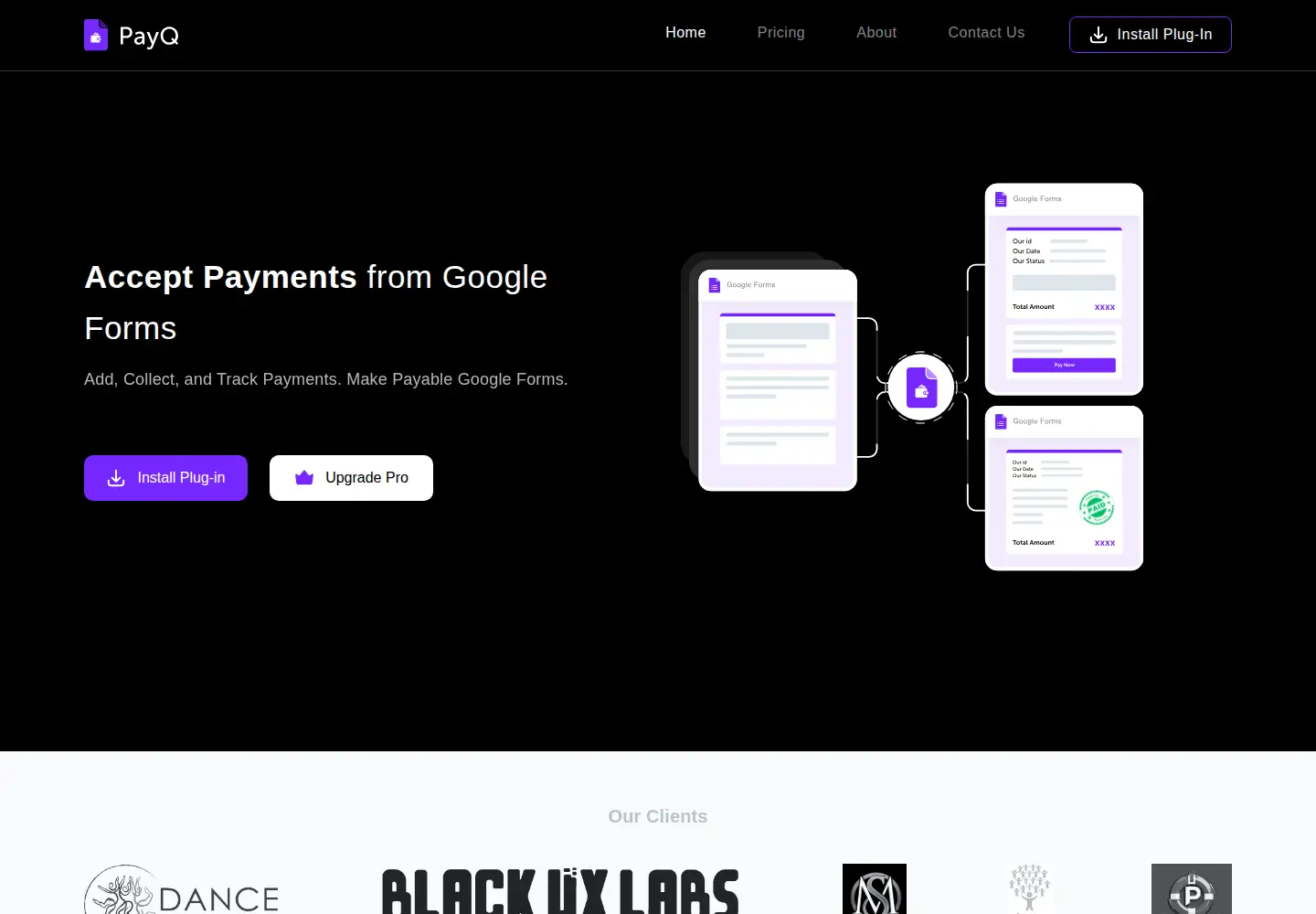 Screenshot of payq.pro