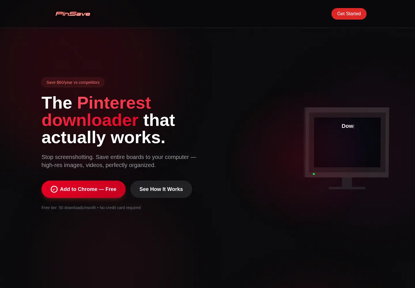 Screenshot of pinsave.pro