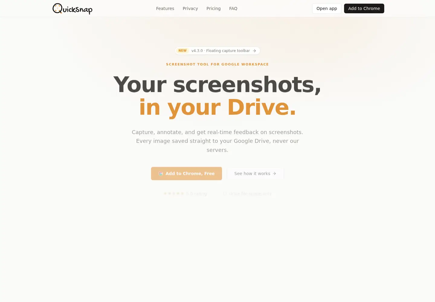 Screenshot of quicksnap.pro