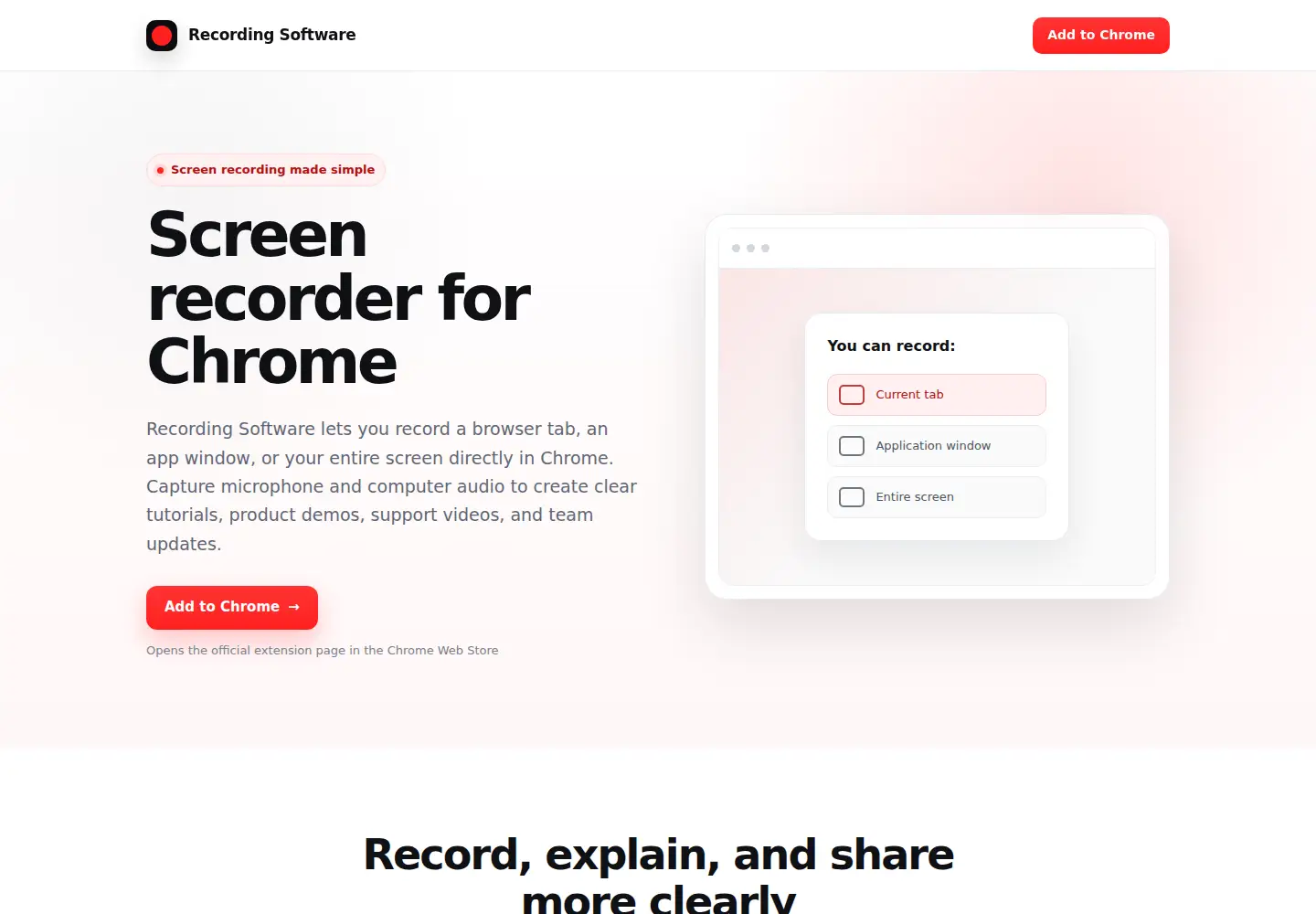 Screenshot of recordsoft.pro
