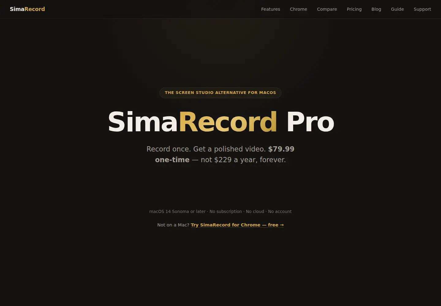 Screenshot of simarecord.pro