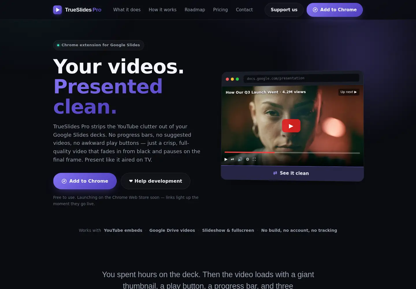 Screenshot of trueslides.pro