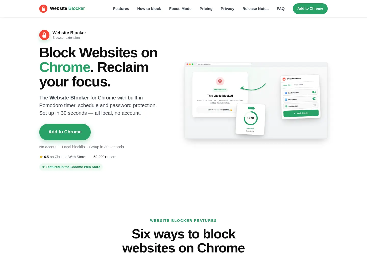 Screenshot of websiteblocker.pro