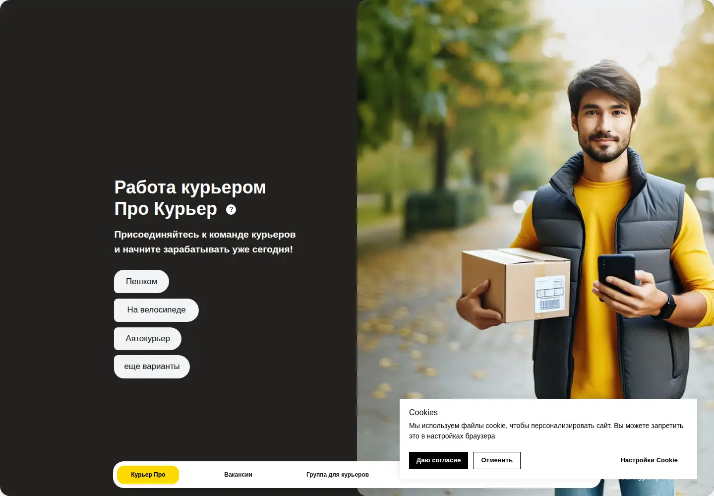 Captured homepage of worki.pro in the current scan