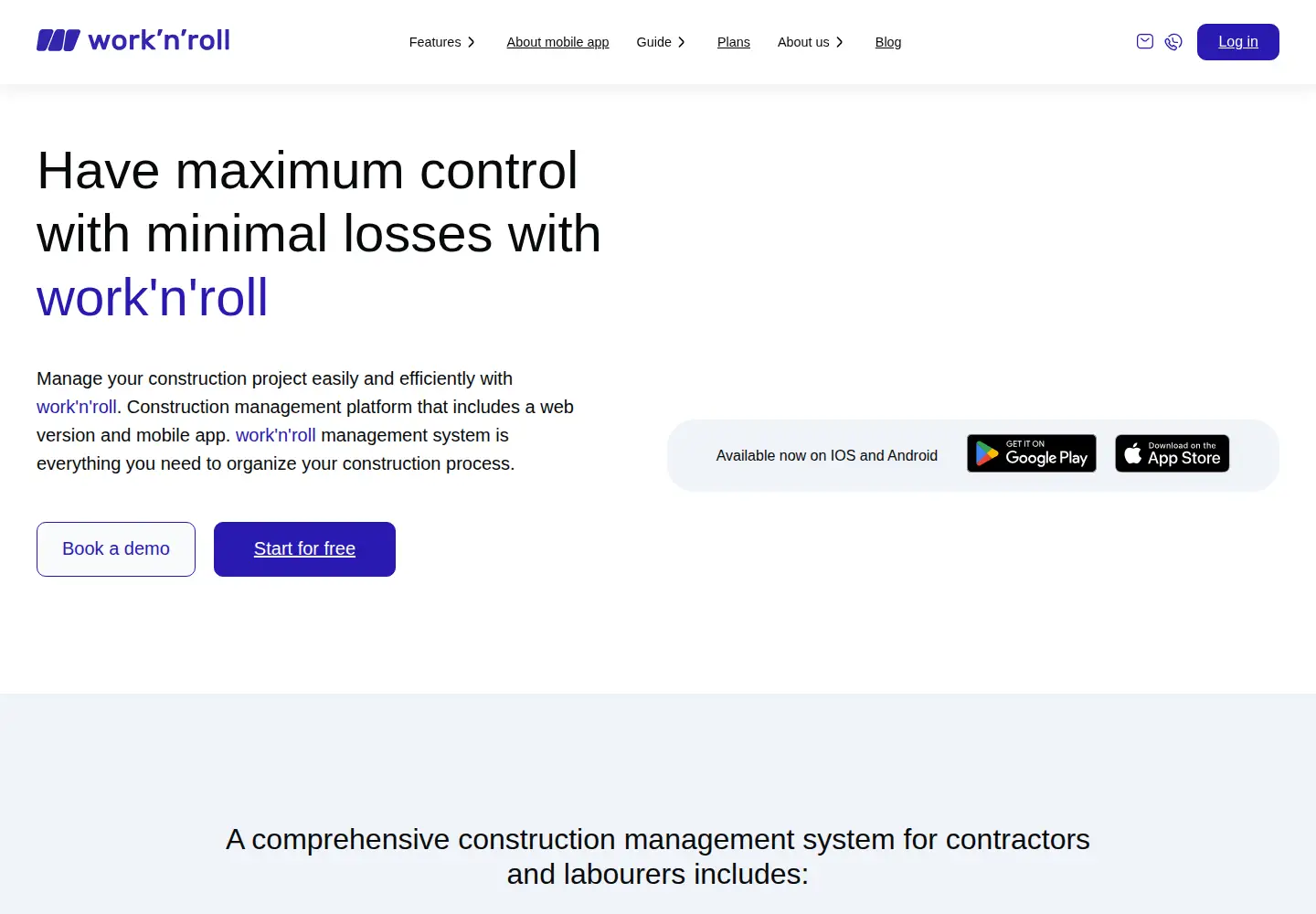 Screenshot of worknroll.pro