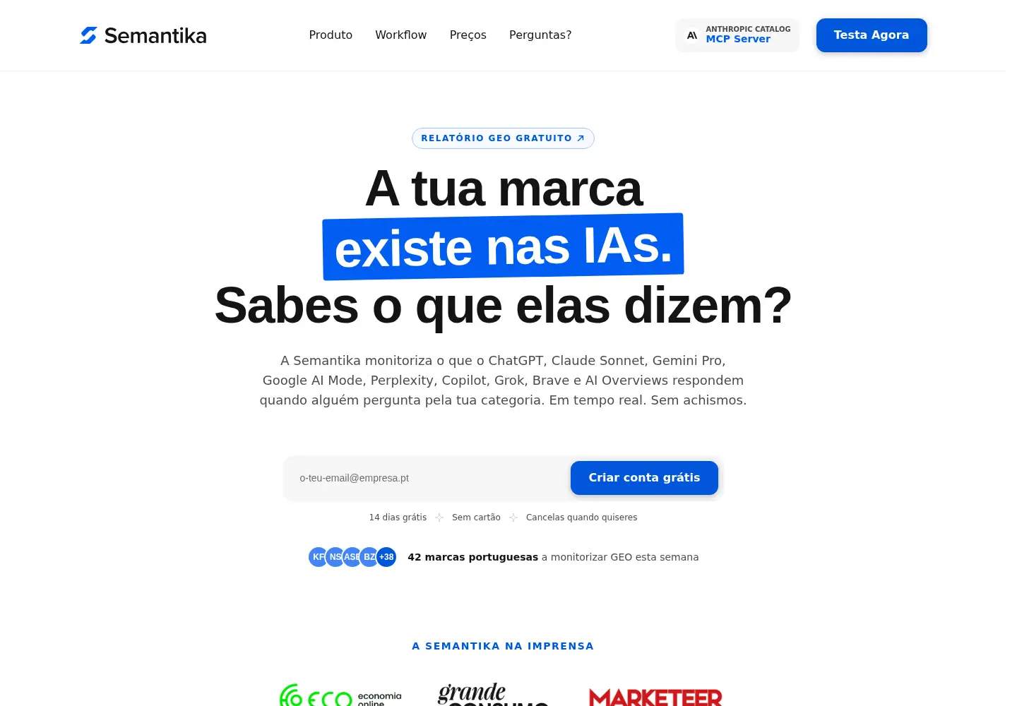 Screenshot of semantika.pt