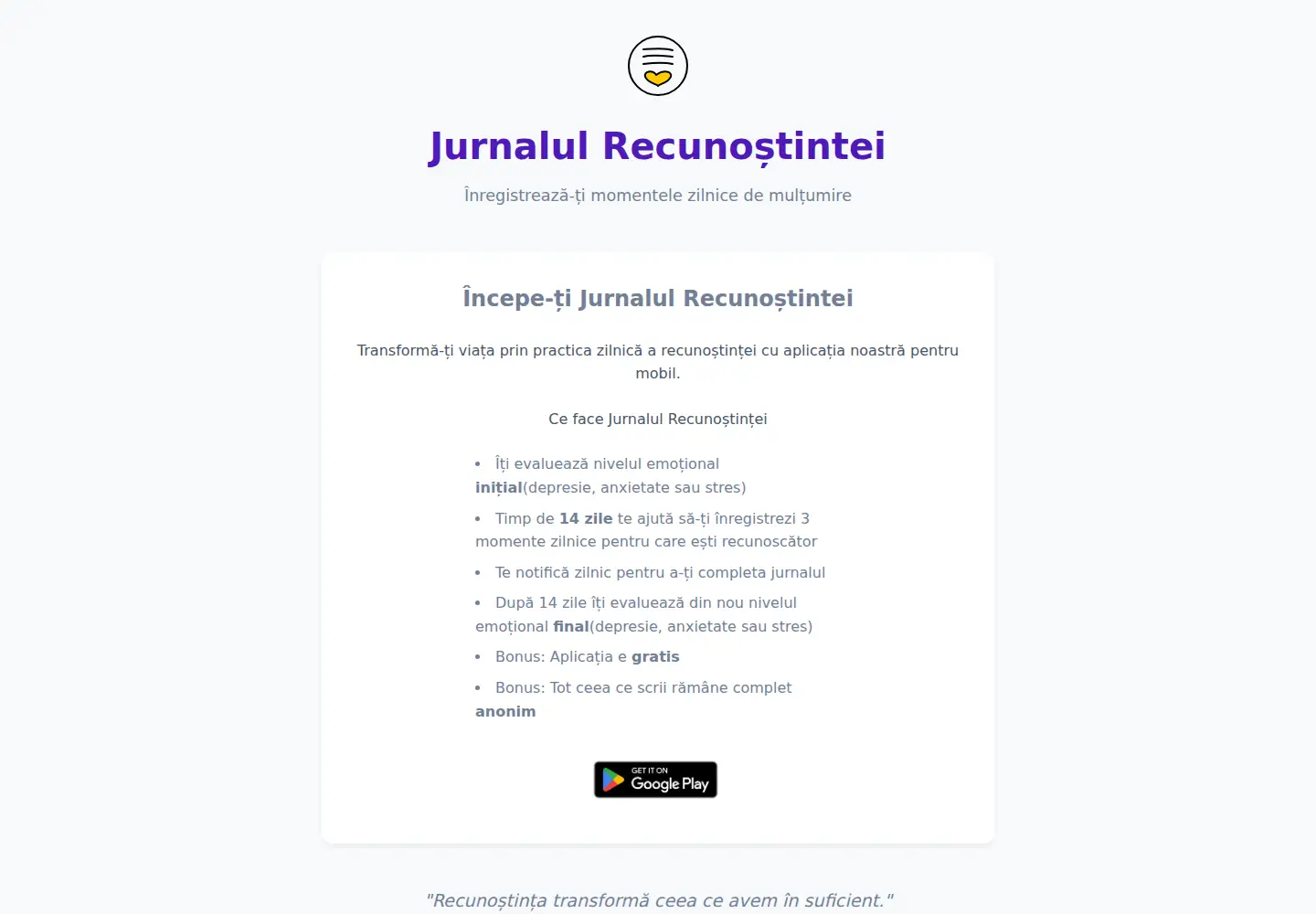 Captured homepage of jurnalulrecunostintei.ro in the current scan