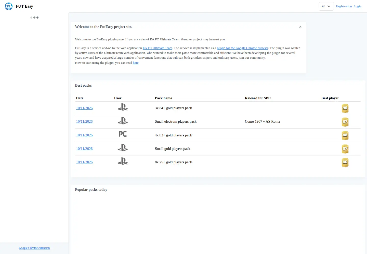 Captured homepage of futeasy.ru in the current scan