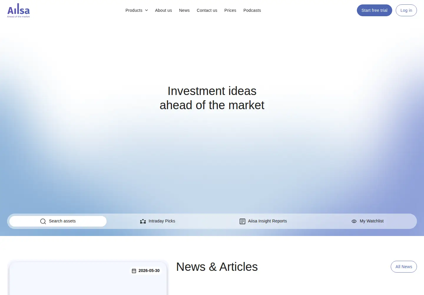 Screenshot of aiisa.se