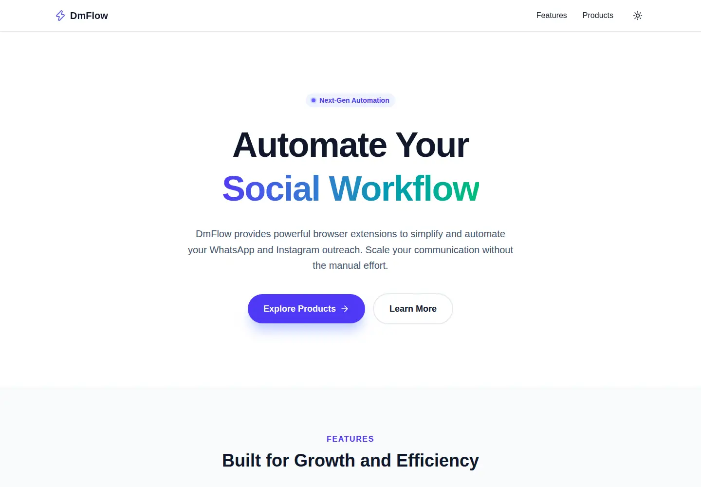 Screenshot of dmflow.shop
