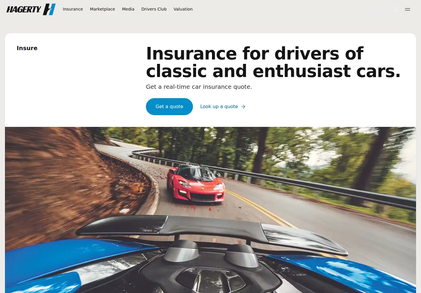 Screenshot of hagerty.com