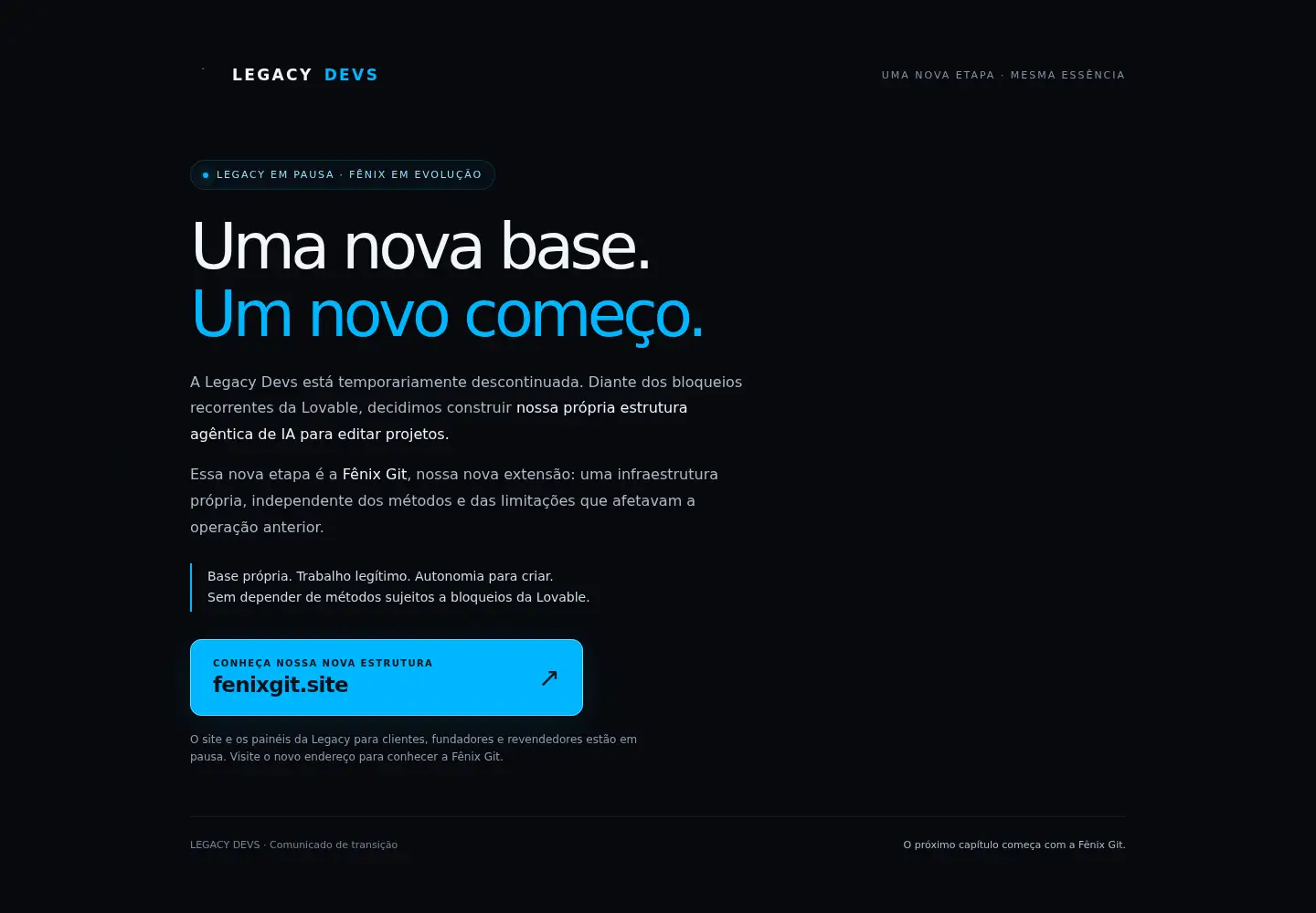 Screenshot of legacydevs.shop