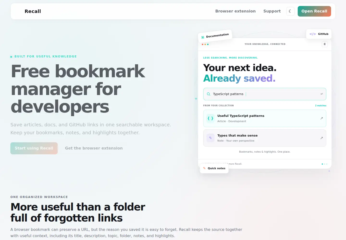 Screenshot of autobookmark.site