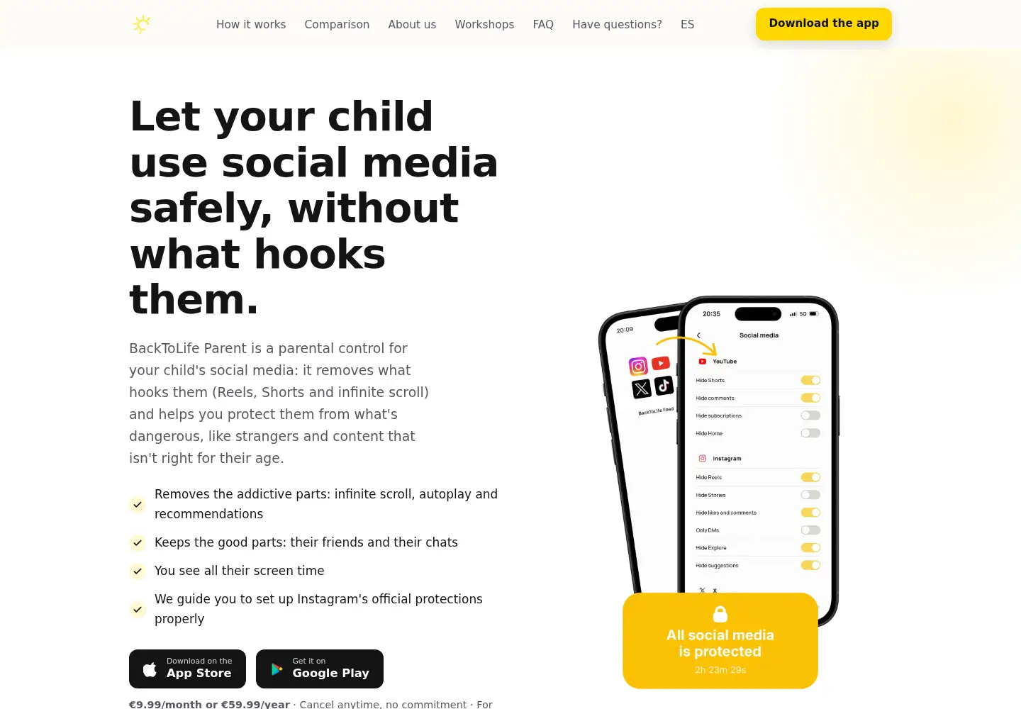 Screenshot of backtolife.site