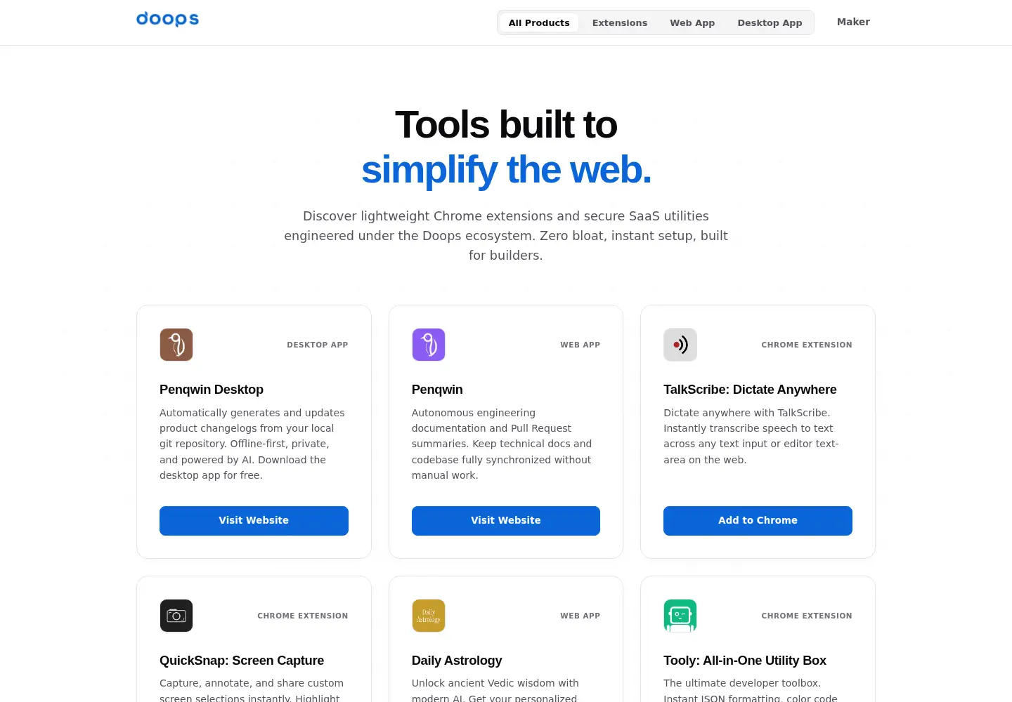 Screenshot of doops.site