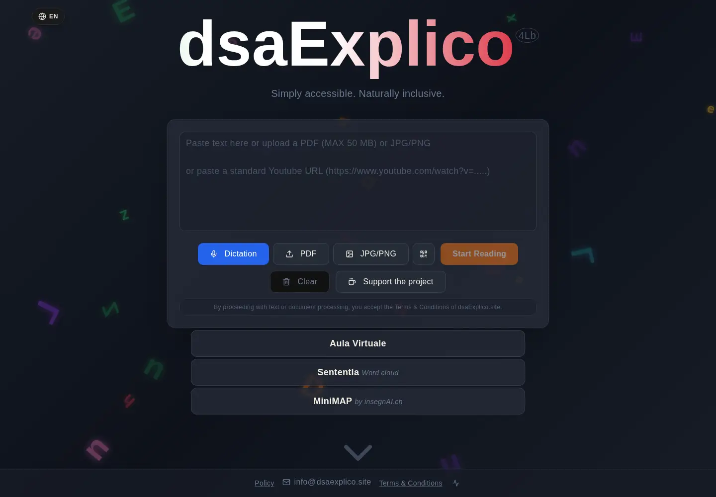 Screenshot of dsaexplico.site